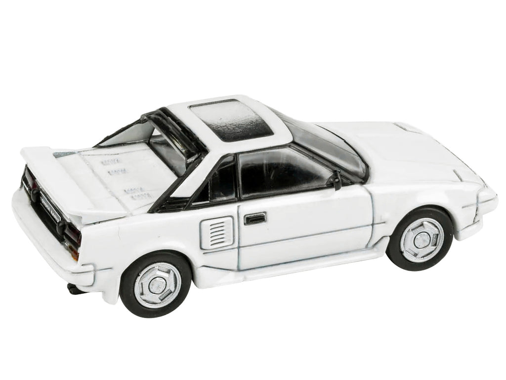 1985 Toyota MR2 MK1 Super White with Sunroof 1/64 Diecast Model Car by Paragon Models - image 2