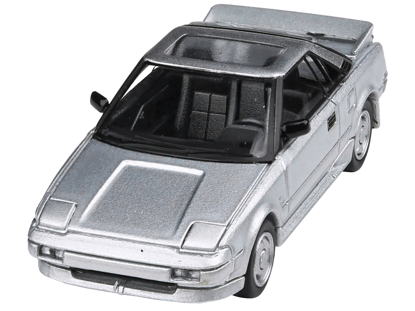 1985 Toyota MR2 MK1 Super Silver Metallic with Sunroof 1/64 Diecast Model Car by Paragon Models - image 3