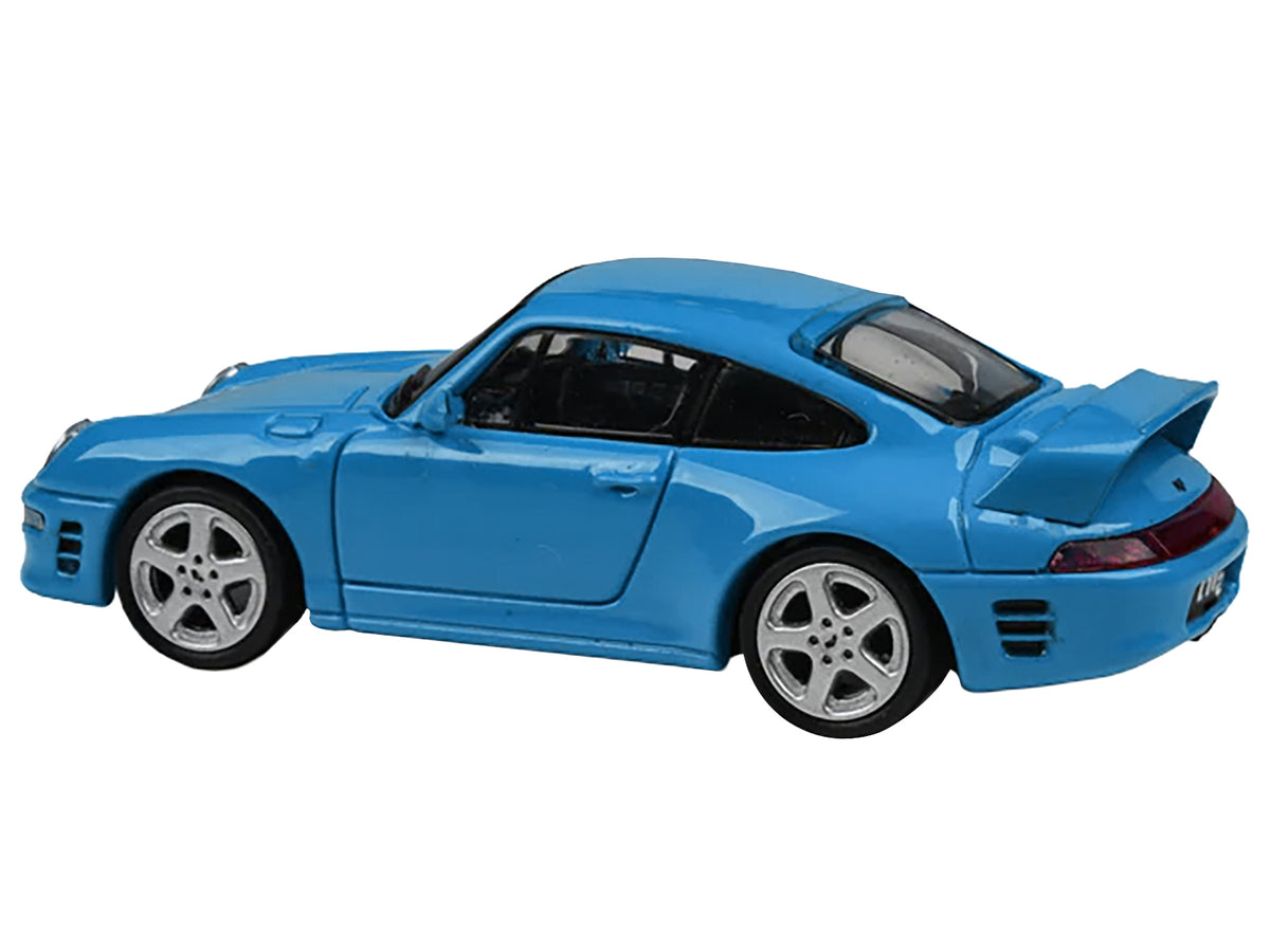 1995 RUF CTR2 Mexico Blue 1/64 Diecast Model Car by Paragon Models - image 4