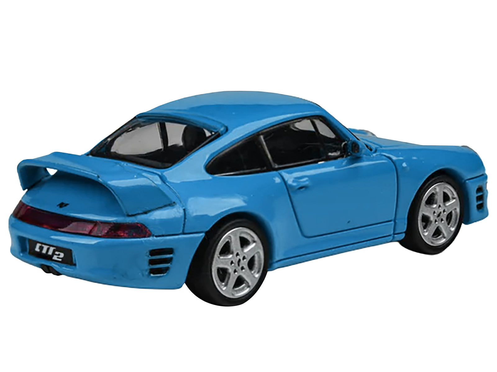 1995 RUF CTR2 Mexico Blue 1/64 Diecast Model Car by Paragon Models - image 3