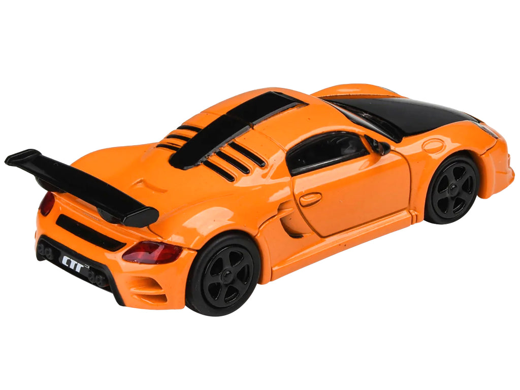 2012 RUF CTR3 Clubsport Orange with Black Hood 1/64 Diecast Model Car by Paragon Models - image 4