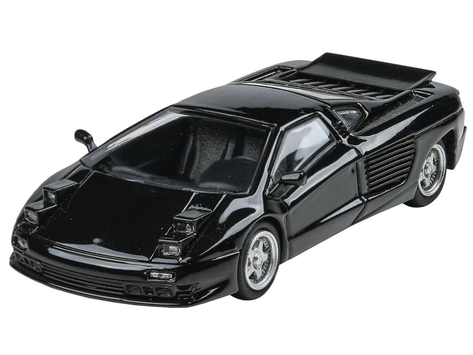 1991 Cizeta V16T Black 1/64 Diecast Model Car by Paragon Models - image 2