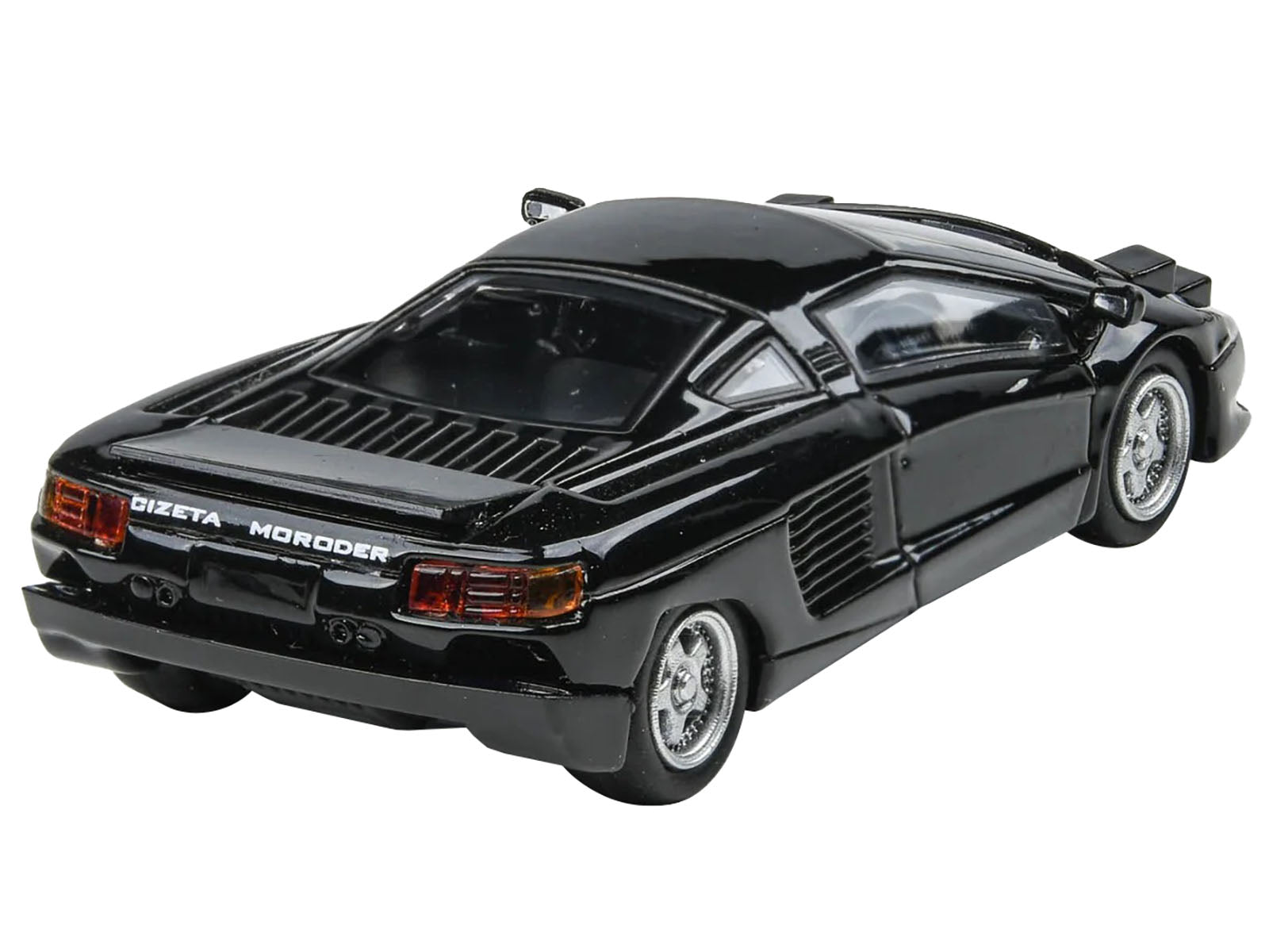 1991 Cizeta V16T Black 1/64 Diecast Model Car by Paragon Models - image 4