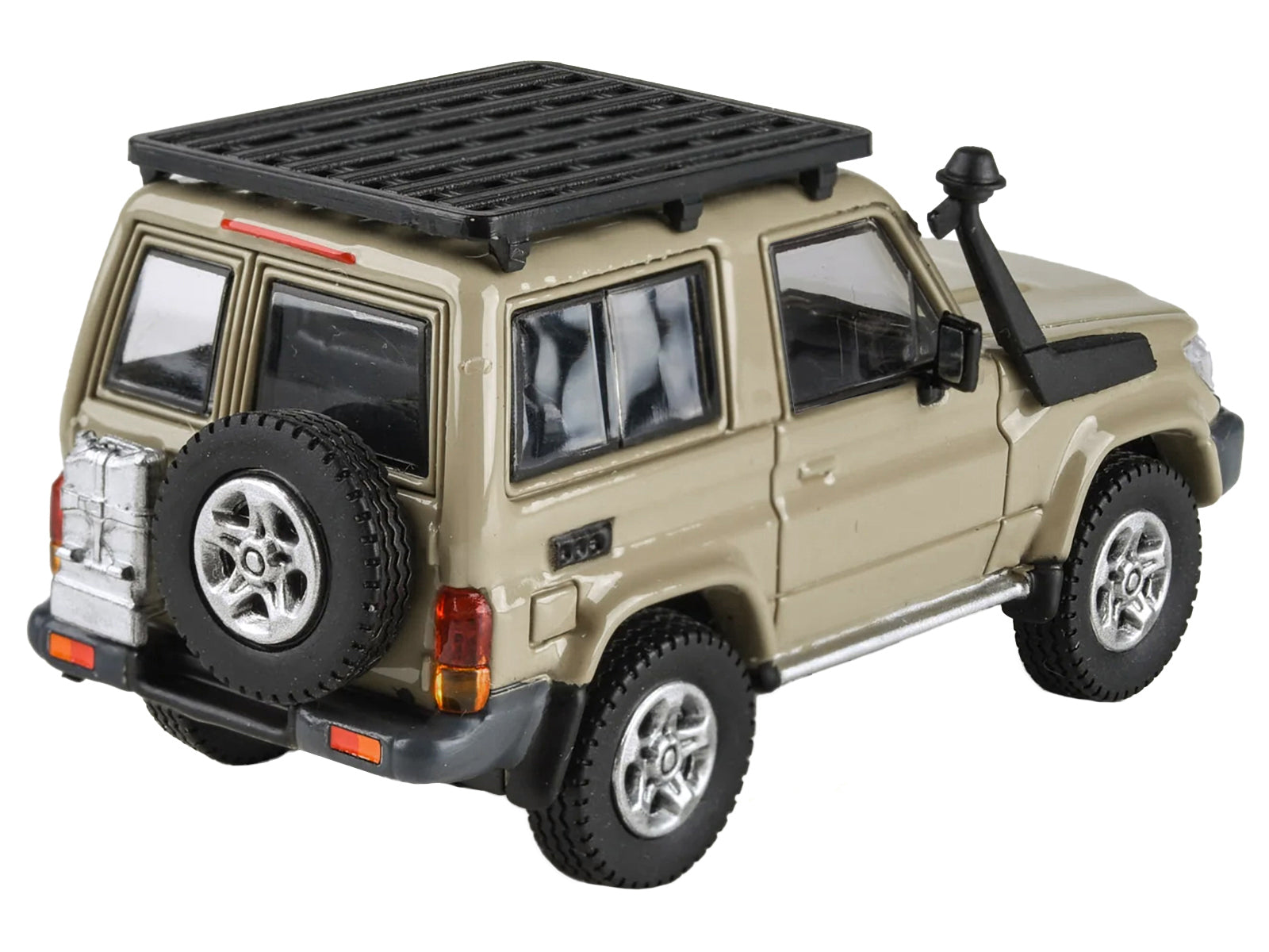 2014 Toyota Land Cruiser 71 SWB (Short Wheel Base) Sandy Taupe Brown 1/64 Diecast Model Car by Paragon Models - image 4