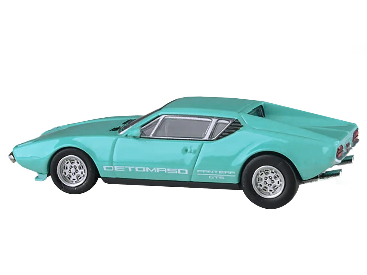 1972 De Tomaso Pantera Verde Aqua 1/64 Diecast Model Car by Paragon Models - image 3