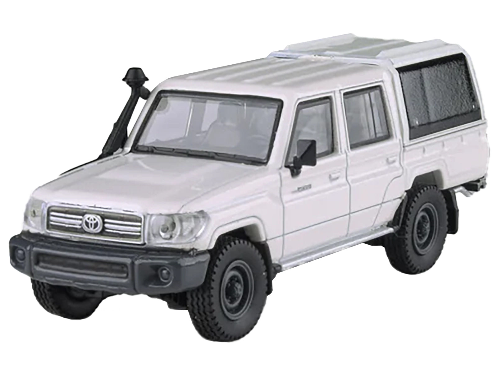 2012 Toyota Land Cruiser LC 79 French Vanilla White with Canopy 1/64 Diecast Model Car by Paragon Models - image 4