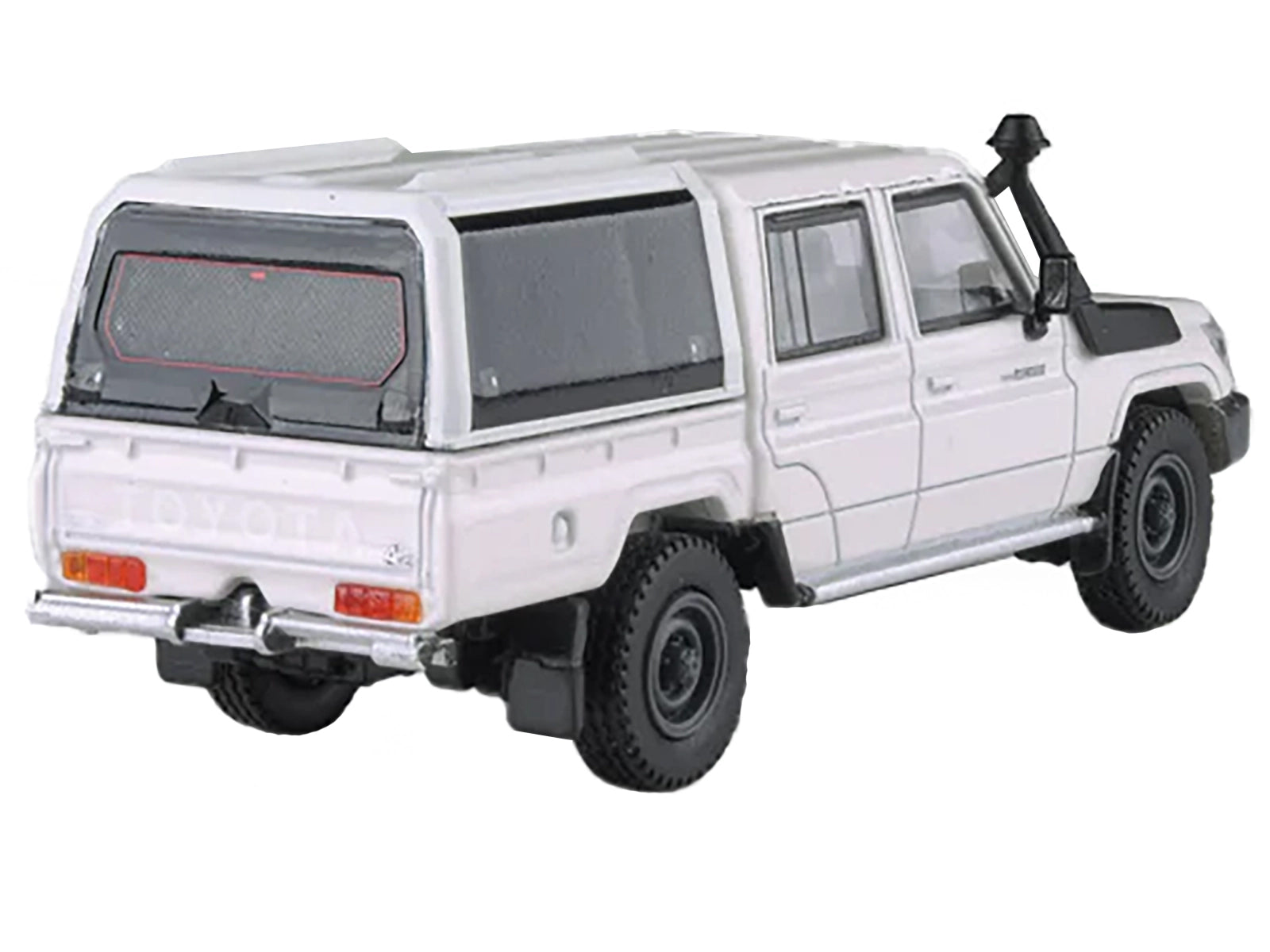 2012 Toyota Land Cruiser LC 79 French Vanilla White with Canopy 1/64 Diecast Model Car by Paragon Models - image 3