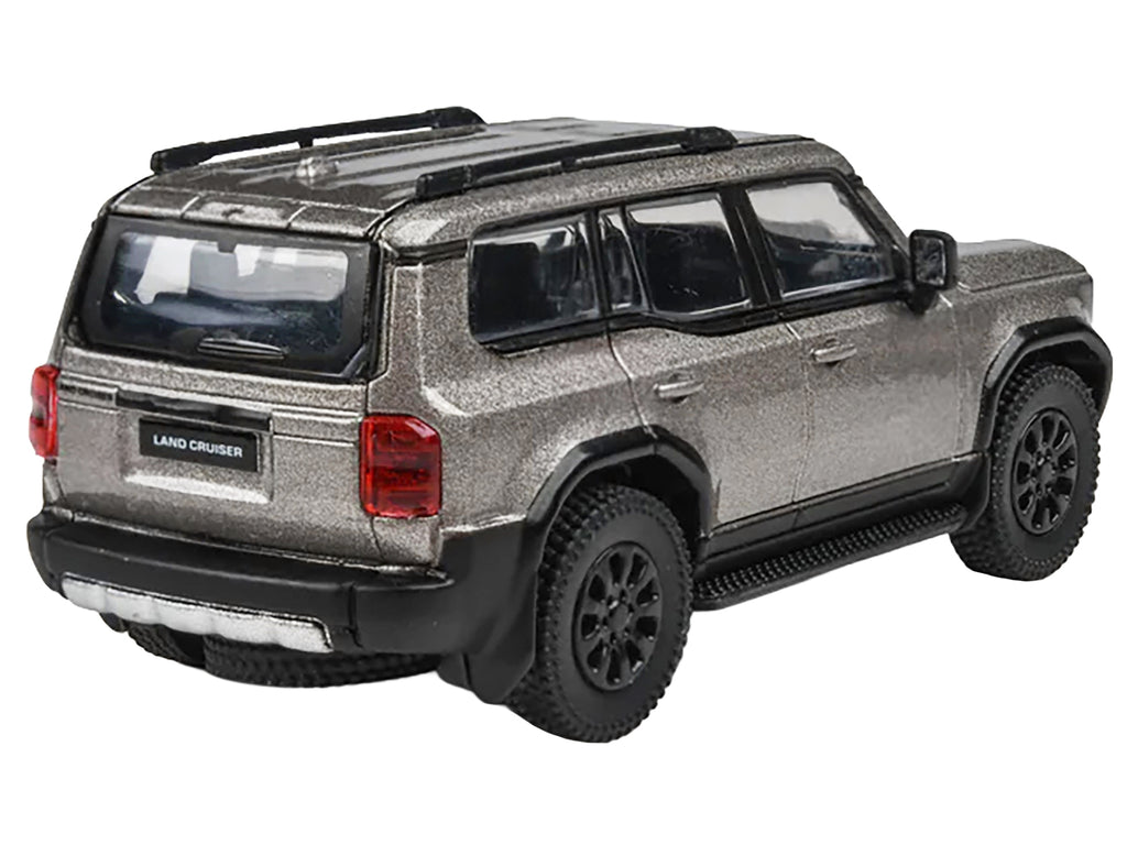 2024 Toyota Land Cruiser 250 Prado Meteor Shower Silver Metallic 1/64 Diecast Model Car by Paragon Models - image 4