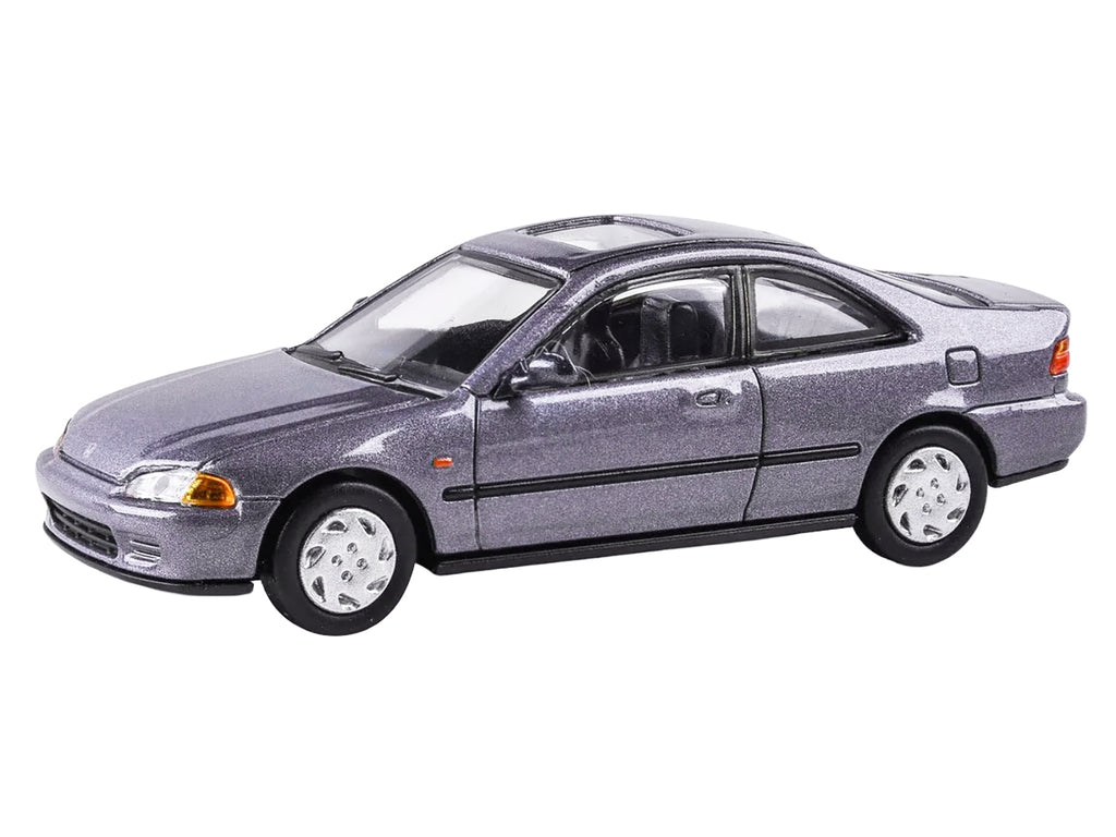 1995 Honda Civic Coupe EJ1 Horizon Gray Metallic with Sunroof 1/64 Diecast Model Car by Paragon - image 2