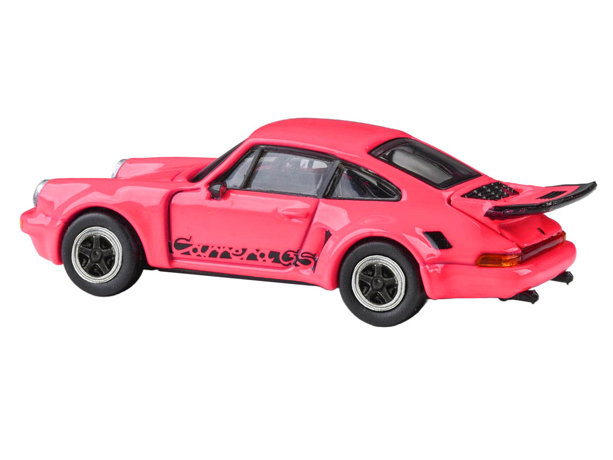1974 Porsche 911 Carrera RSR 3.0 Fuchsia with Black Stripes 1/64 Diecast Model Car by Paragon Models - image 3