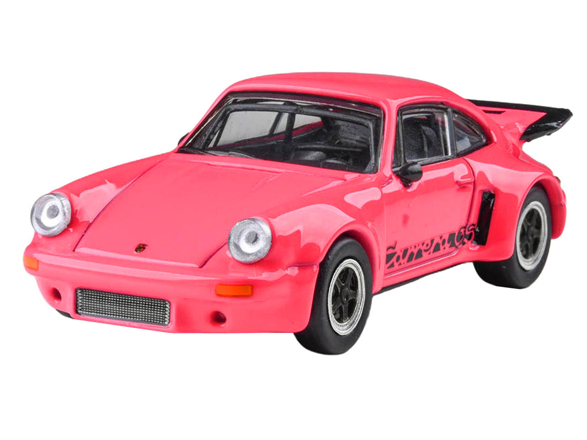 1974 Porsche 911 Carrera RSR 3.0 Fuchsia with Black Stripes 1/64 Diecast Model Car by Paragon Models - image 5