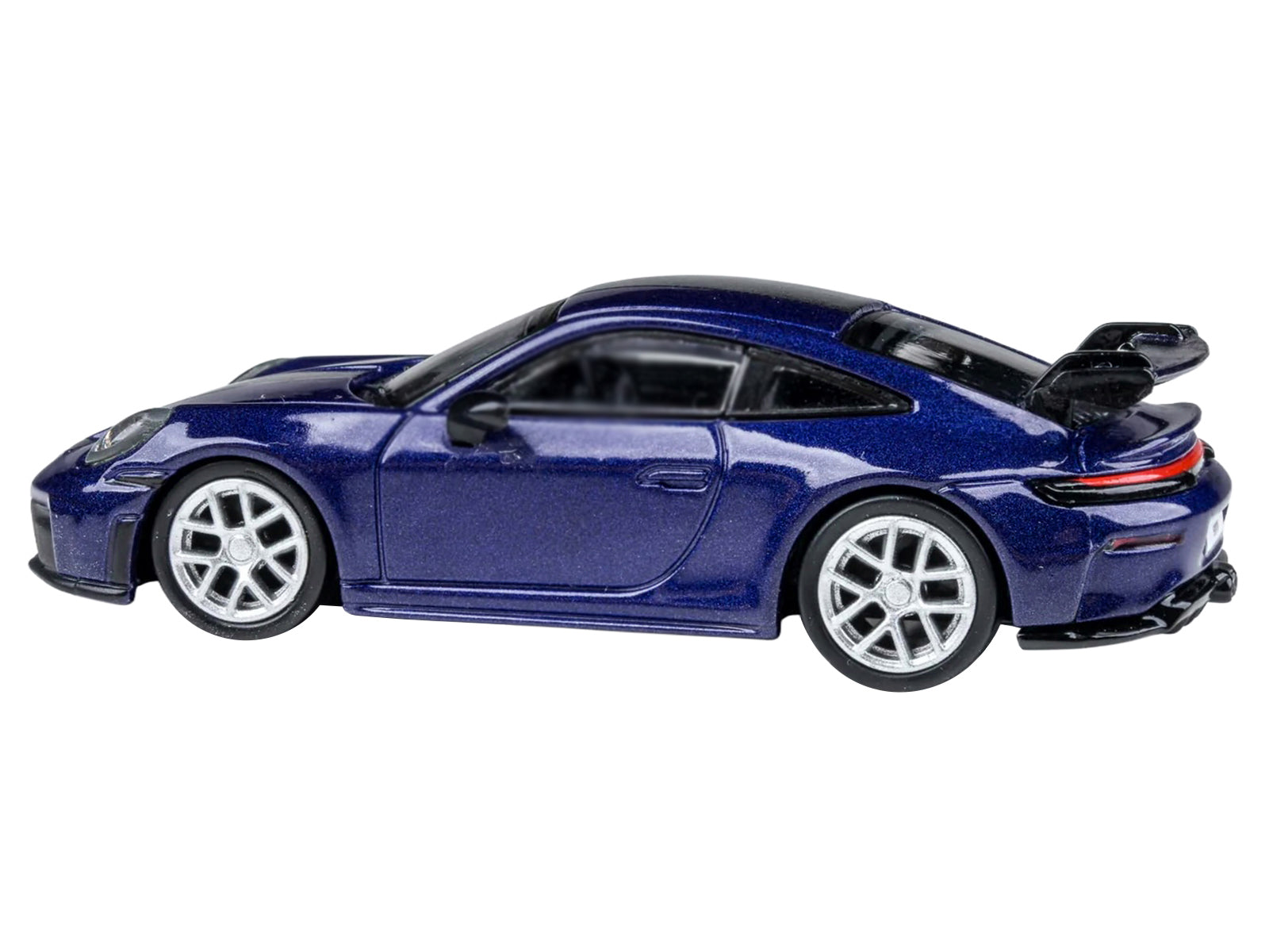 2025 Porsche 911 GT3 (992.2) Gentian Blue Metallic with Carbon Stripe 1/64 Diecast Model Car by Paragon Models - image 2