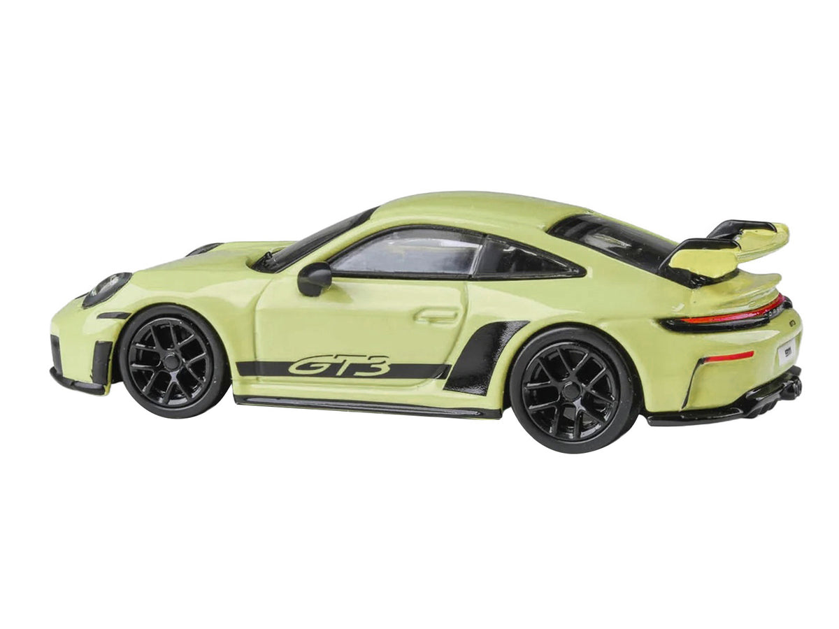 2025 Porsche 911 GT3 (992.2) Cartagena Yellow with Black Stripes 1/64 Diecast Model Car by Paragon Models - image 3