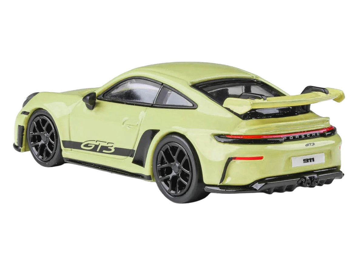 2025 Porsche 911 GT3 (992.2) Cartagena Yellow with Black Stripes 1/64 Diecast Model Car by Paragon Models - image 4