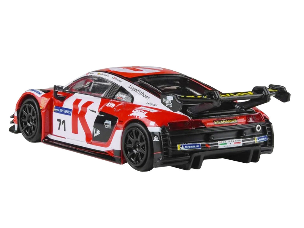 Audi R8 LMS GT3 EVO II #71 Arunas Geciauskas - Nicola Michelon - Tim Muller "Juta Racing" "12 Hours of Misano" (2025) 1/64 Diecast Model Car by Paragon Models - image 4