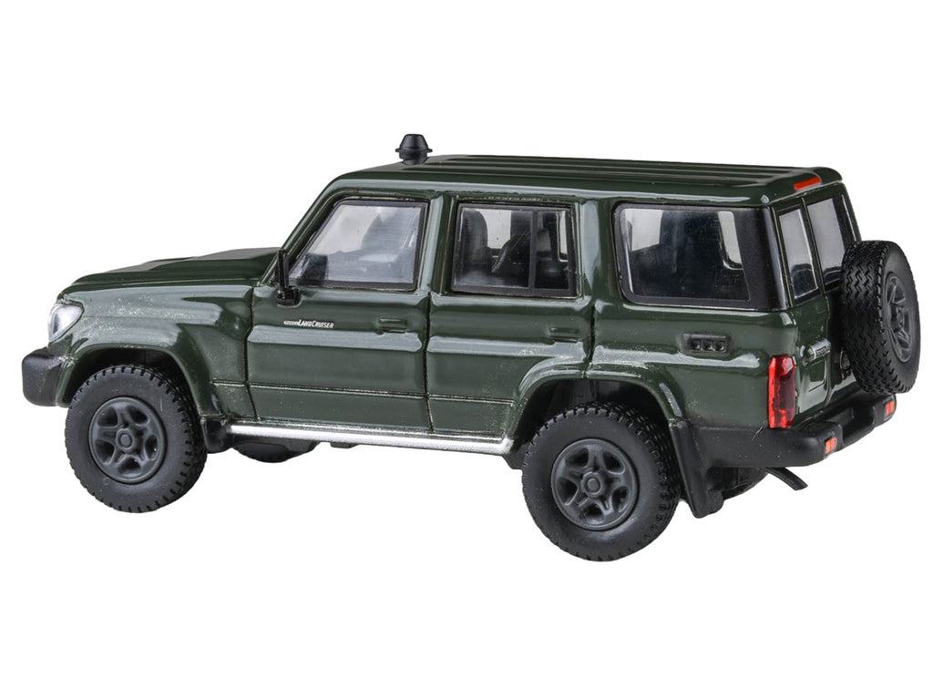 2014 Toyota Land Cruiser LC 76 Military Green 1/64 Diecast Model Car by Paragon Models - image 3