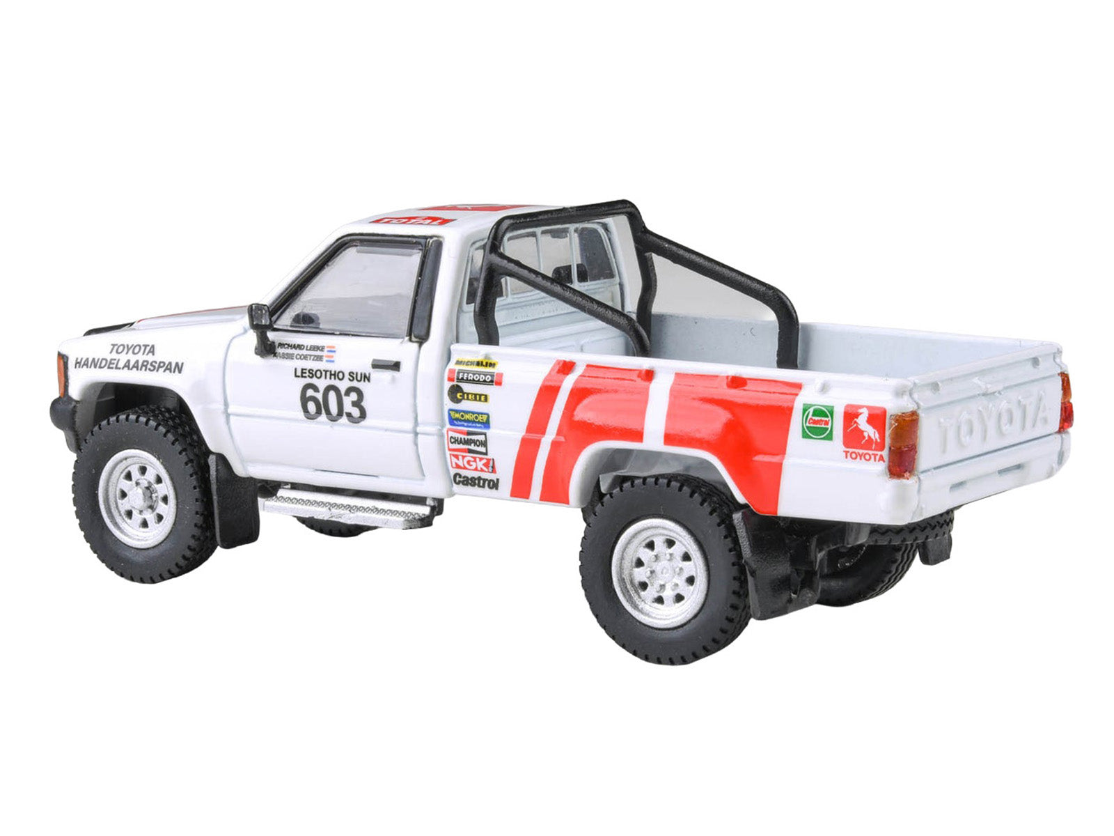 Toyota Hilux Pickup Truck #603 Kassie Coetzee - Richard Leeke Winner "Roof of Africa" (1993) 1/64 Diecast Model Car by Paragon Models