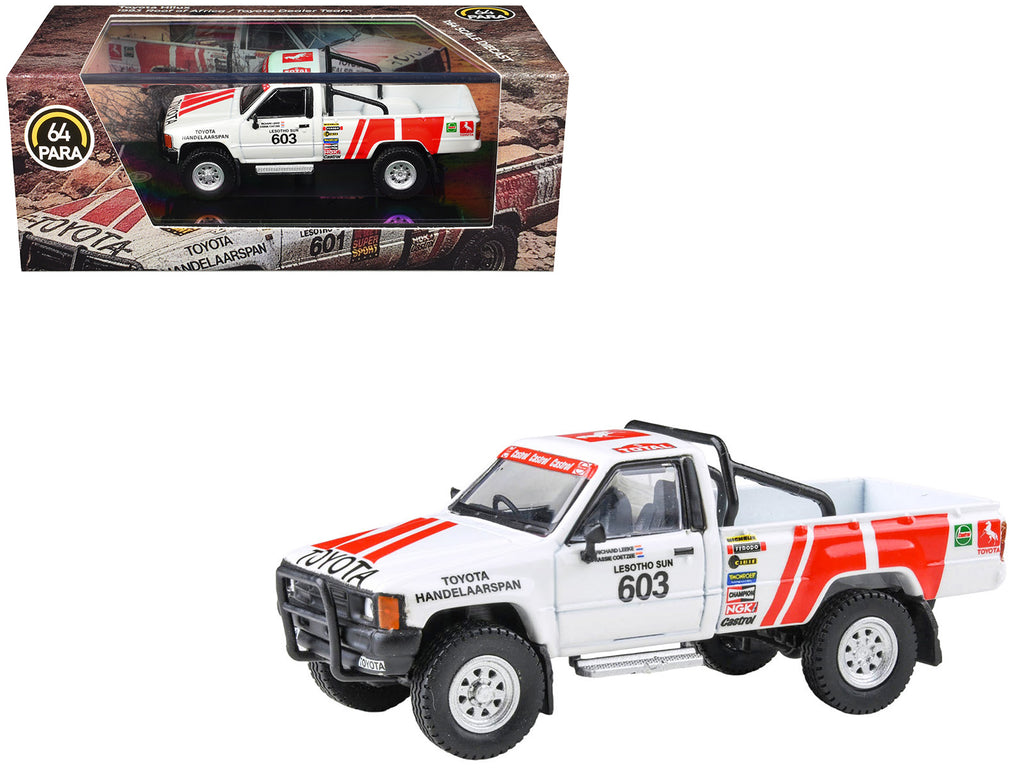 Toyota Hilux Pickup Truck #603 Kassie Coetzee - Richard Leeke Winner "Roof of Africa" (1993) 1/64 Diecast Model Car by Paragon Models