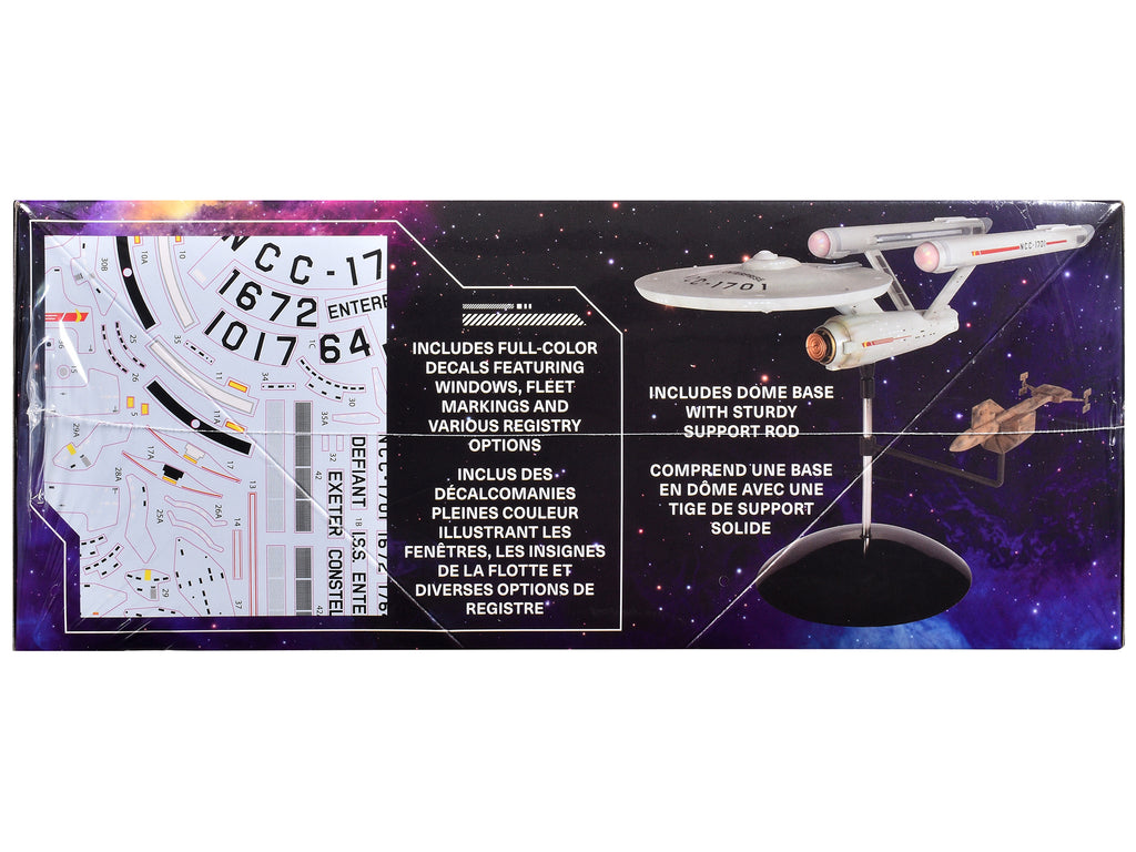 Skill 2 Model Kit U.S.S. Enterprise NCC-1701 Spaceship "Star Trek" (1966) TV Series 1/1000 Scale Model by Polar Lights - image 2
