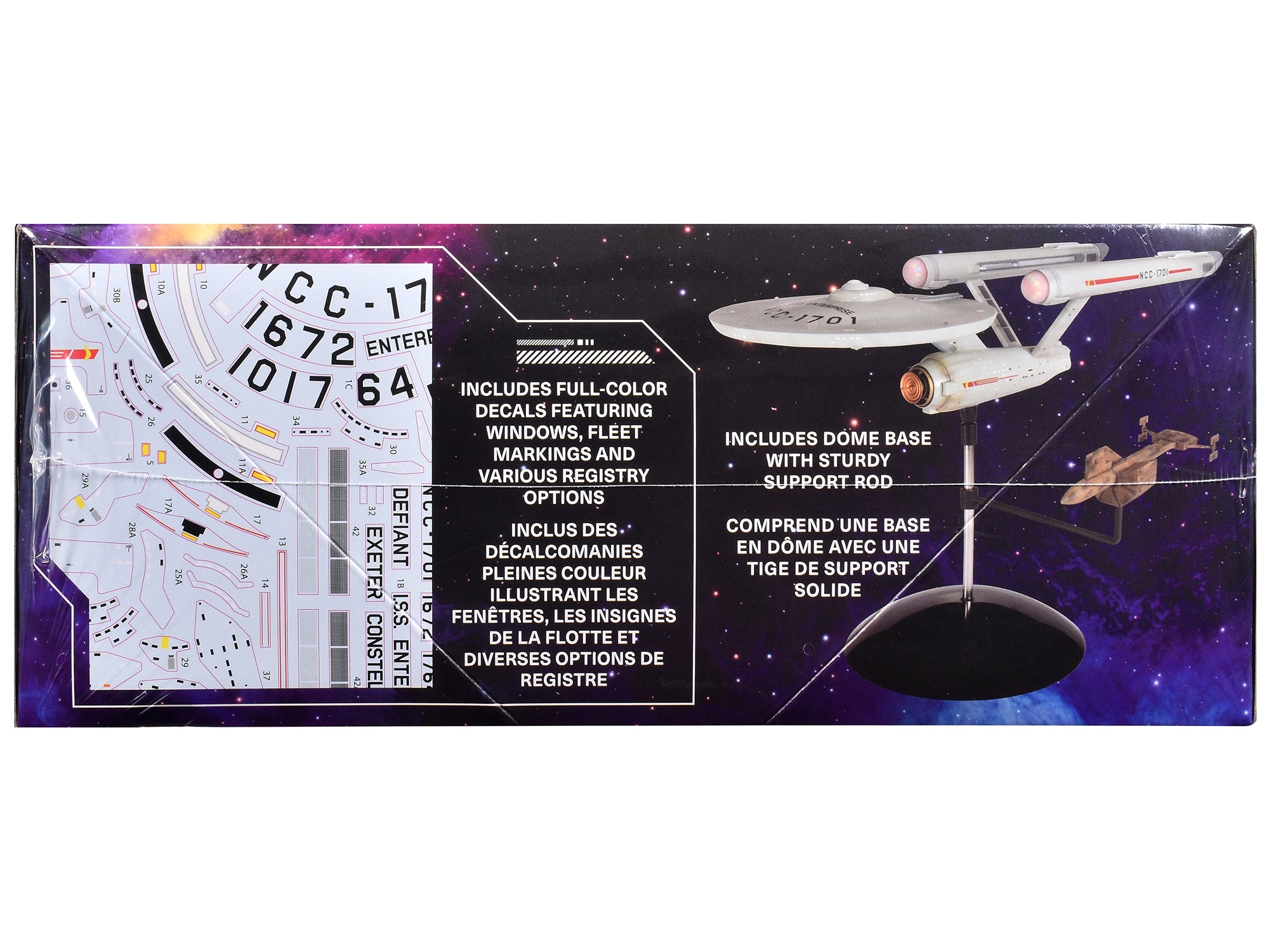 Skill 2 Model Kit U.S.S. Enterprise NCC-1701 Spaceship "Star Trek" (1966) TV Series 1/1000 Scale Model by Polar Lights - image 2