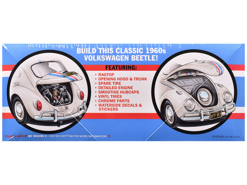 Skill 2 Model Kit Volkswagen Beetle Herbie "The Love Bug" (1969) Movie 1/25 Scale Model by Polar Lights - image 2
