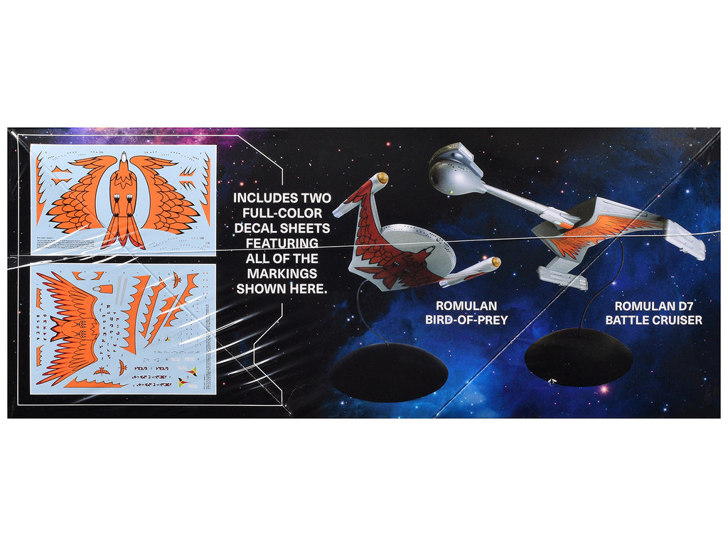 Skill 2 Model Kit Romulan Warfleet Dual Pack "Star Trek: The Original Series" (1966-1969) TV Series 1/1000 Scale Model by Polar Lights - image 2