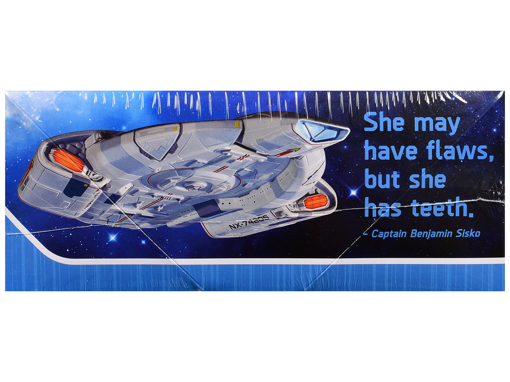 Skill 2 Snap Model Kit USS Defiant NX-74205 Starship "Star Trek: Deep Space Nine" (1993-1999) TV Series 1/1000 Scale Model by Polar Lights - image 3