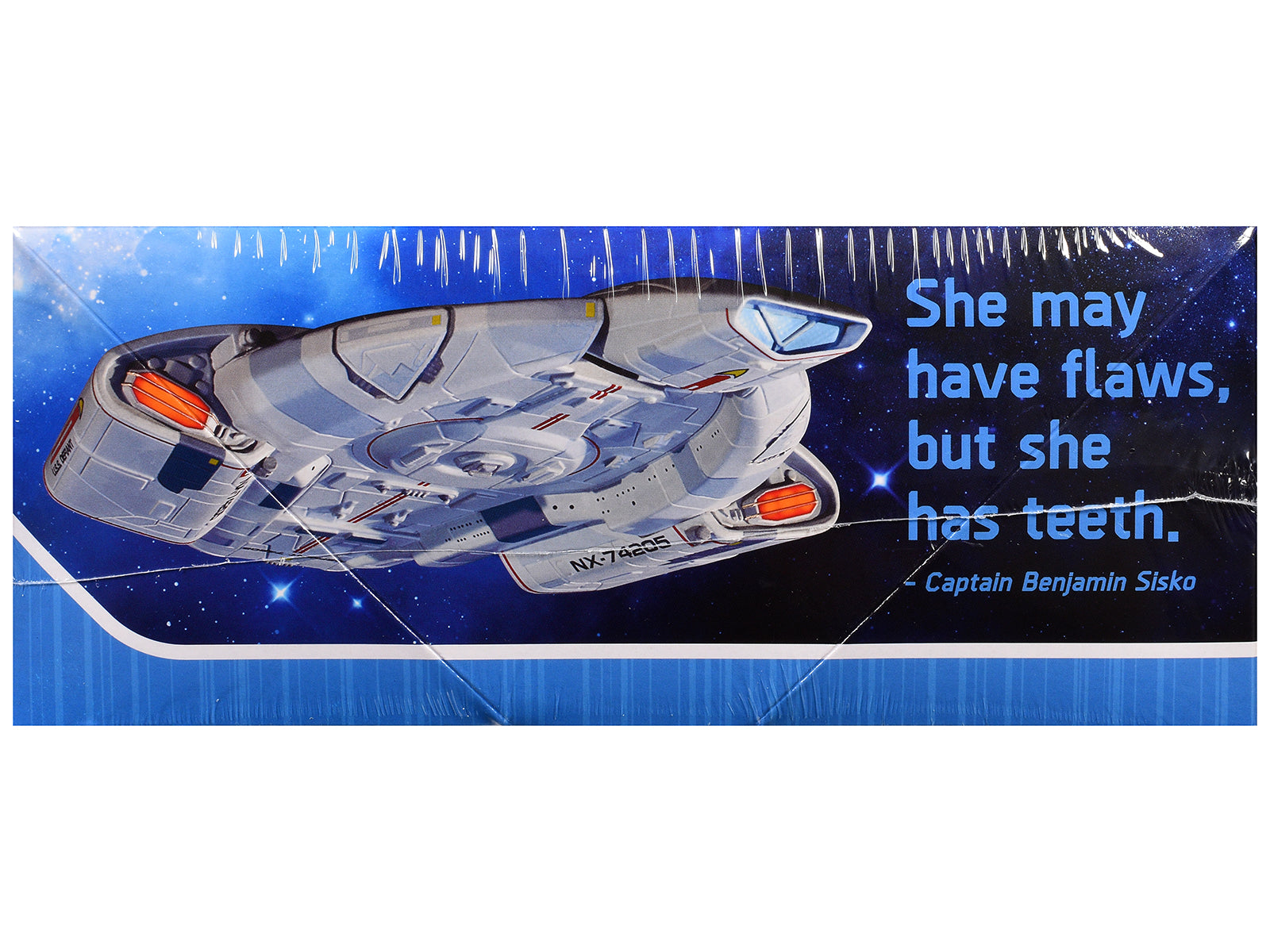 Skill 2 Snap Model Kit USS Defiant NX-74205 Starship "Star Trek: Deep Space Nine" (1993-1999) TV Series 1/1000 Scale Model by Polar Lights - image 3