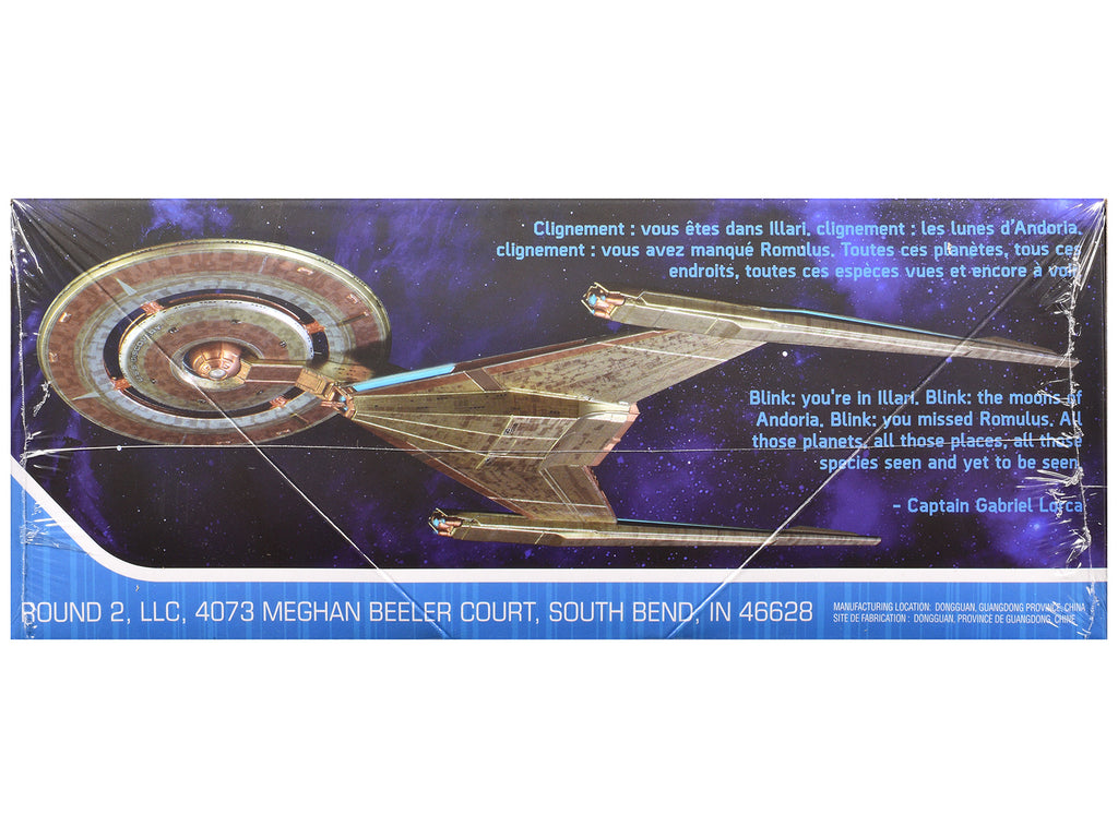 Skill 2 Snap Model Kit U.S.S. Discovery NCC-1031 Spacecraft "Star Trek: Discovery" (2017-2024) TV Series 1/2500 Scale Model by Polar Lights - image 2
