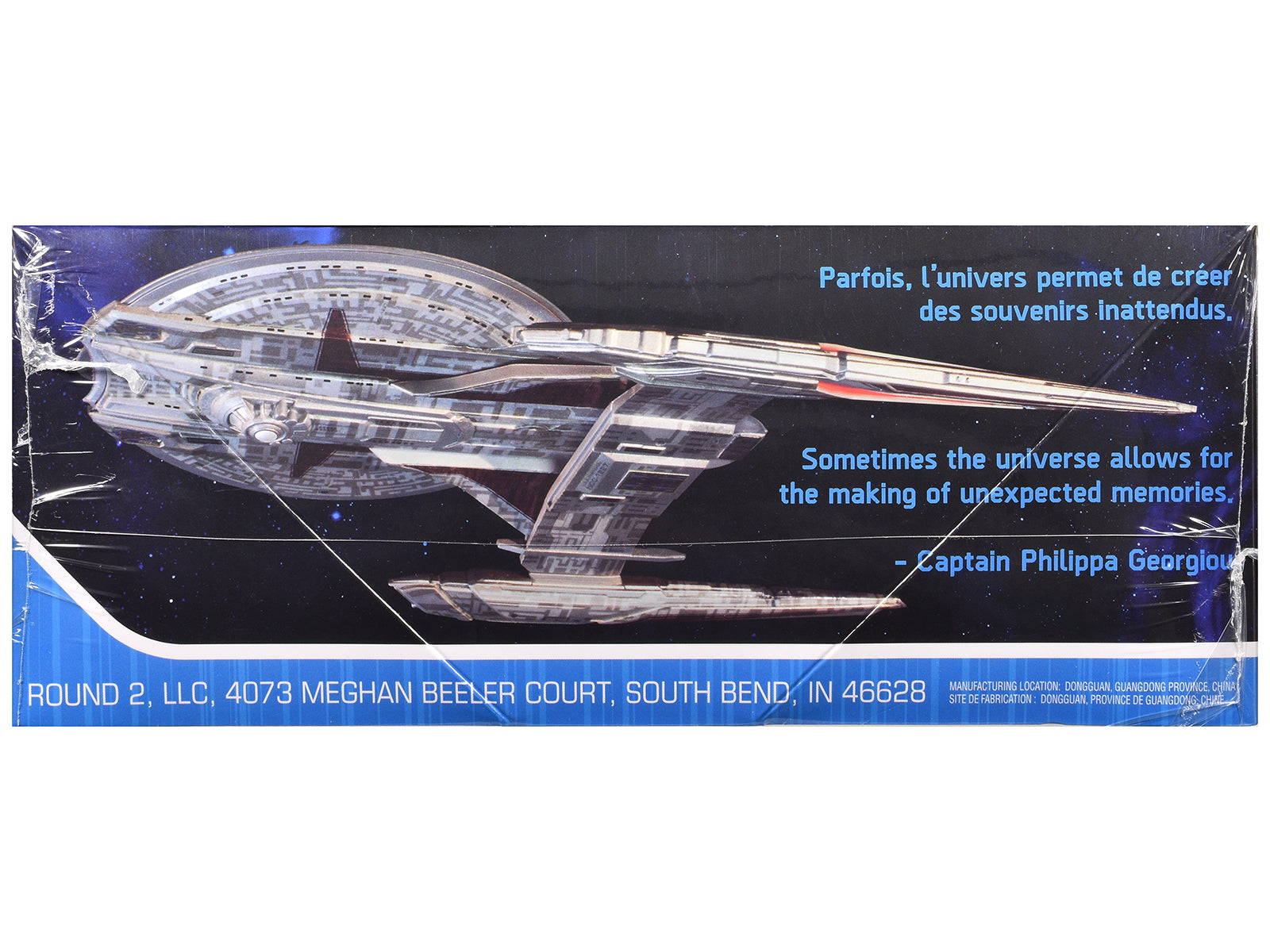 Skill 2 Snap Model Kit U.S.S. Shenzhou NCC-1227 Spacecraft "Star Trek: Discovery" (2017-2024) TV Series 1/2500 Scale Model by Polar Lights - image 3