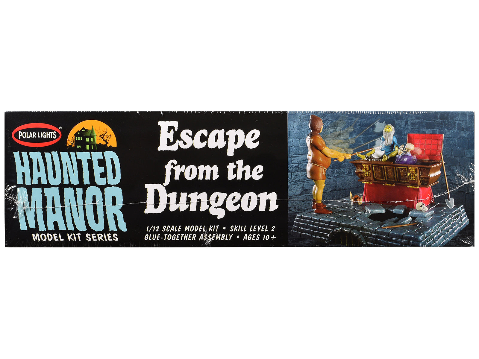 Skill 2 Model Kit Haunted Manor "Escape from the Dungeon" Diorama Set 1/12 Scale Model by Polar Lights - image 2