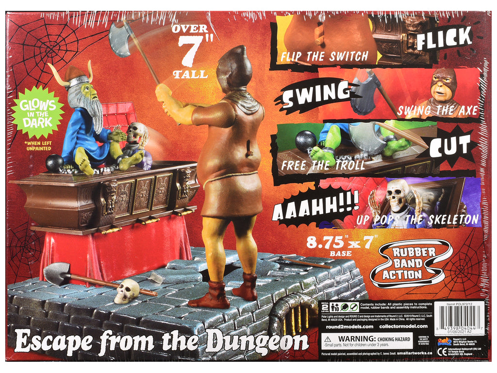 Skill 2 Model Kit Haunted Manor "Escape from the Dungeon" Diorama Set 1/12 Scale Model by Polar Lights - image 3