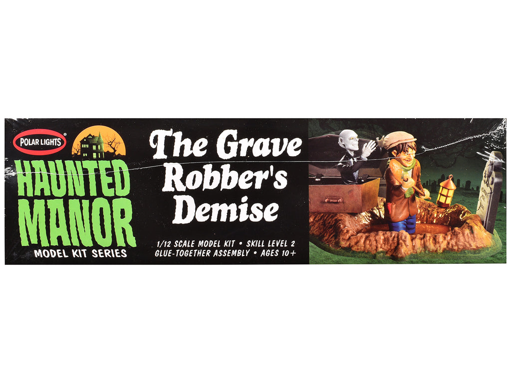 Skill 2 Model Kit Haunted Manor "The Grave Robber's Demise" Diorama Set 1/12 Scale Model by Polar Lights - image 2