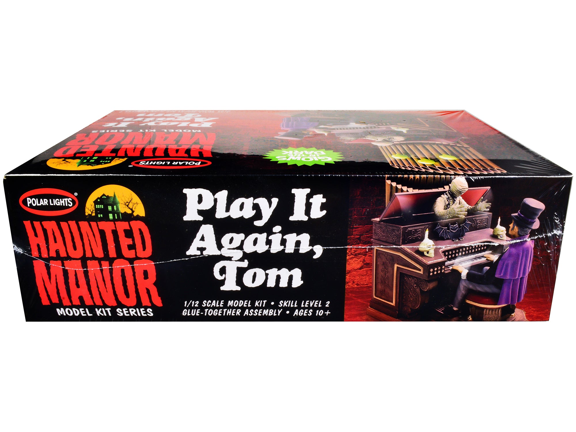 Skill 2 Model Kit Haunted Manor "Play it Again Tom" Diorama Set 1/12 Scale Model by Polar Lights - image 2