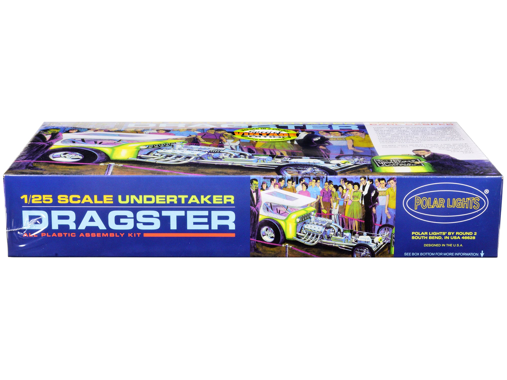 Skill 2 Model Kit Undertaker Dragster by Carl Casper 1/25 Scale Model by Polar Lights - image 3