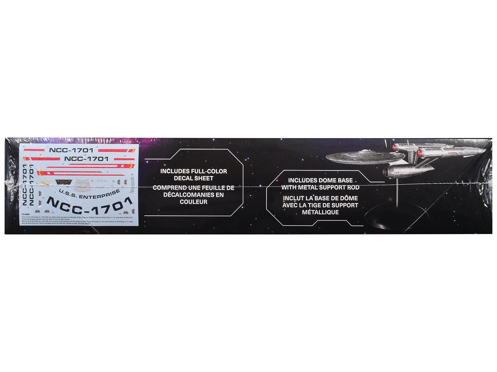 Skill 2 Model Kit USS Enterprise NCC-1701 Spacecraft "Star Trek: Strange New Worlds" (2022-Current) TV Series 1/1000 Scale Model by Polar Lights - image 2