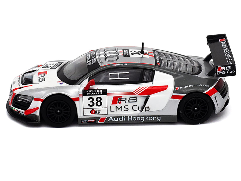 Audi R8 LMS #38 Marchy Lee "Macau GT Cup" (2013) 1/64 Diecast Model Car by Pop Race - image 2