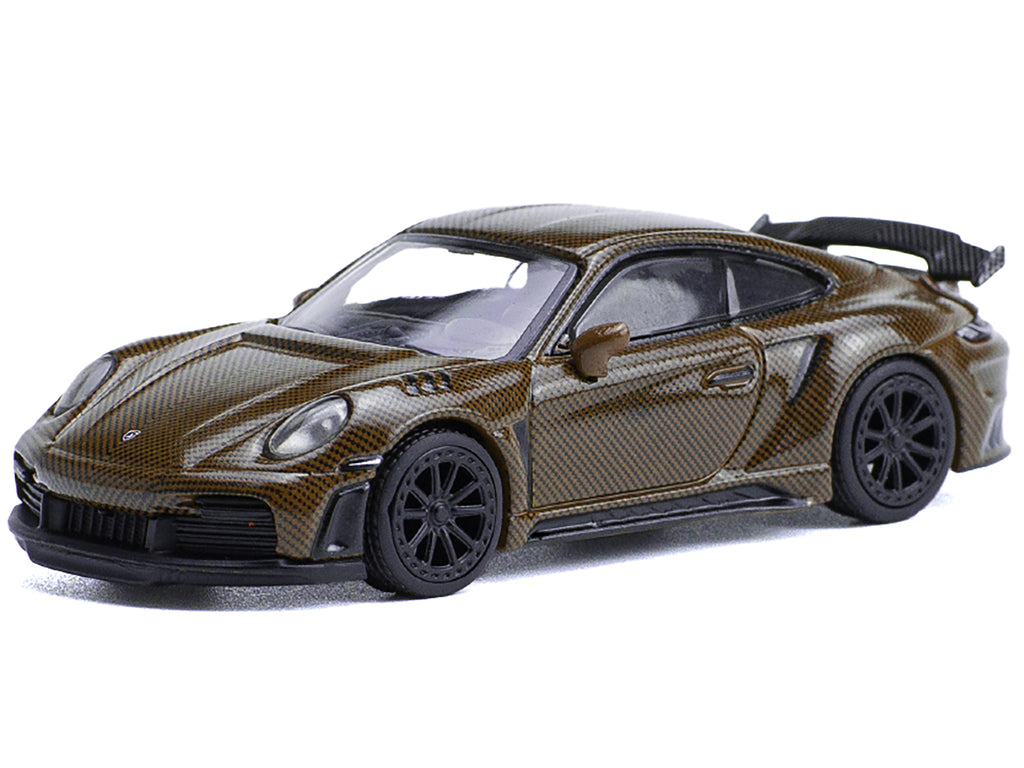 992 Stinger GTR Brown Carbon 1/64 Diecast Model Car by Pop Race - image 2