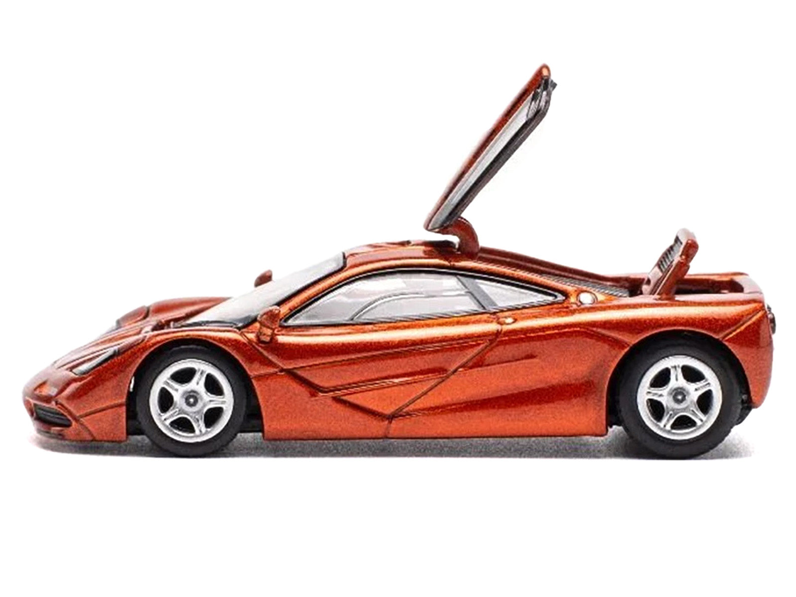 McLaren F1 Orange Metallic 1/64 Diecast Model Car by Pop Race - image 2