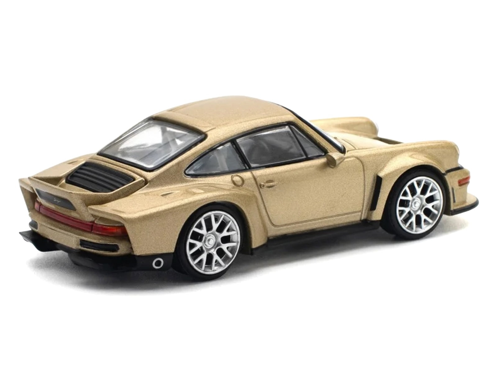 Singer DLS Turbo Gold Metallic 1/64 Diecast Model Car by Pop Race - image 3