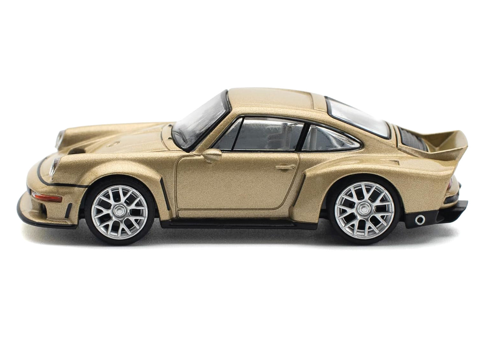 Singer DLS Turbo Gold Metallic 1/64 Diecast Model Car by Pop Race - image 2