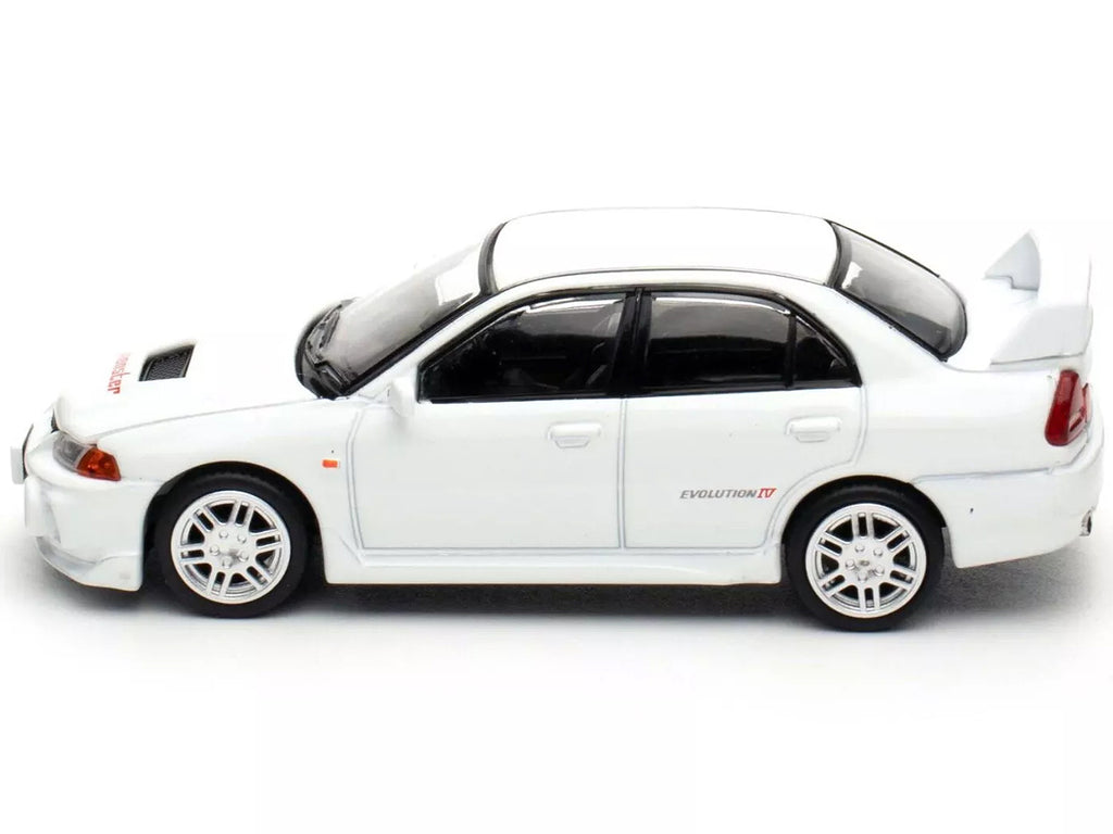 Mitsubishi Lancer Evolution IV RHD (Right Hand Drive) White "Indonesia Diecast Expo 2024 Exclusive" 1/64 Diecast Model Car by Pop Race - image 3