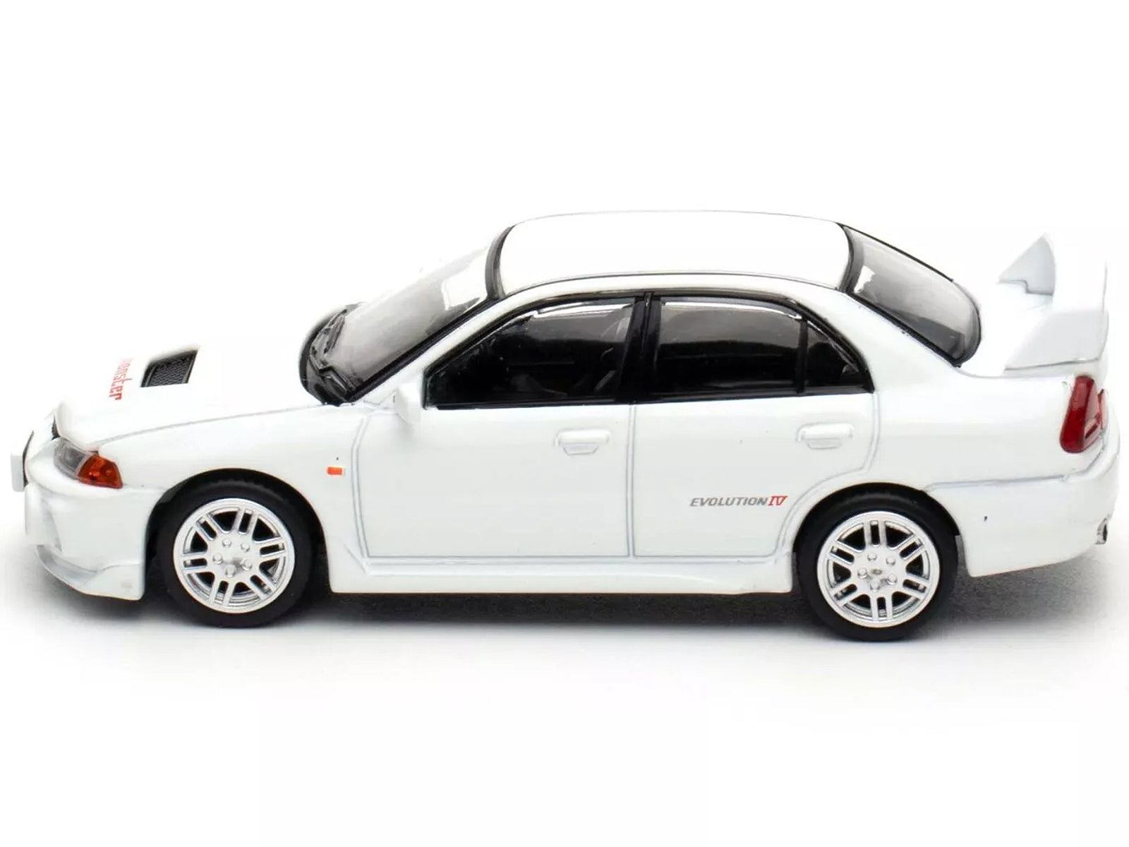 Mitsubishi Lancer Evolution IV RHD (Right Hand Drive) White "Indonesia Diecast Expo 2024 Exclusive" 1/64 Diecast Model Car by Pop Race - image 3