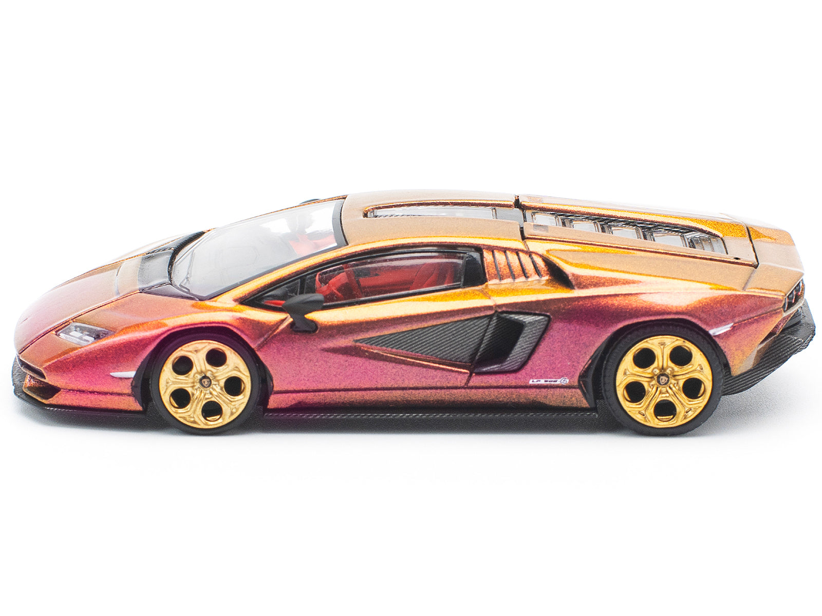 Lamborghini Countach LPI 800-4 Blu Hal Metallic 1/64 Diecast Model Car by Pop Race - image 3