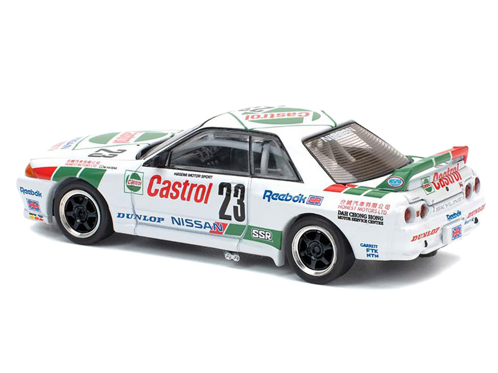 Nissan Skyline GT-R (BNR32) RHD (Right Hand Drive) #23 Winner "Macau Guia Race" (1990) 1/64 Diecast Model Car by Pop Race - image 4