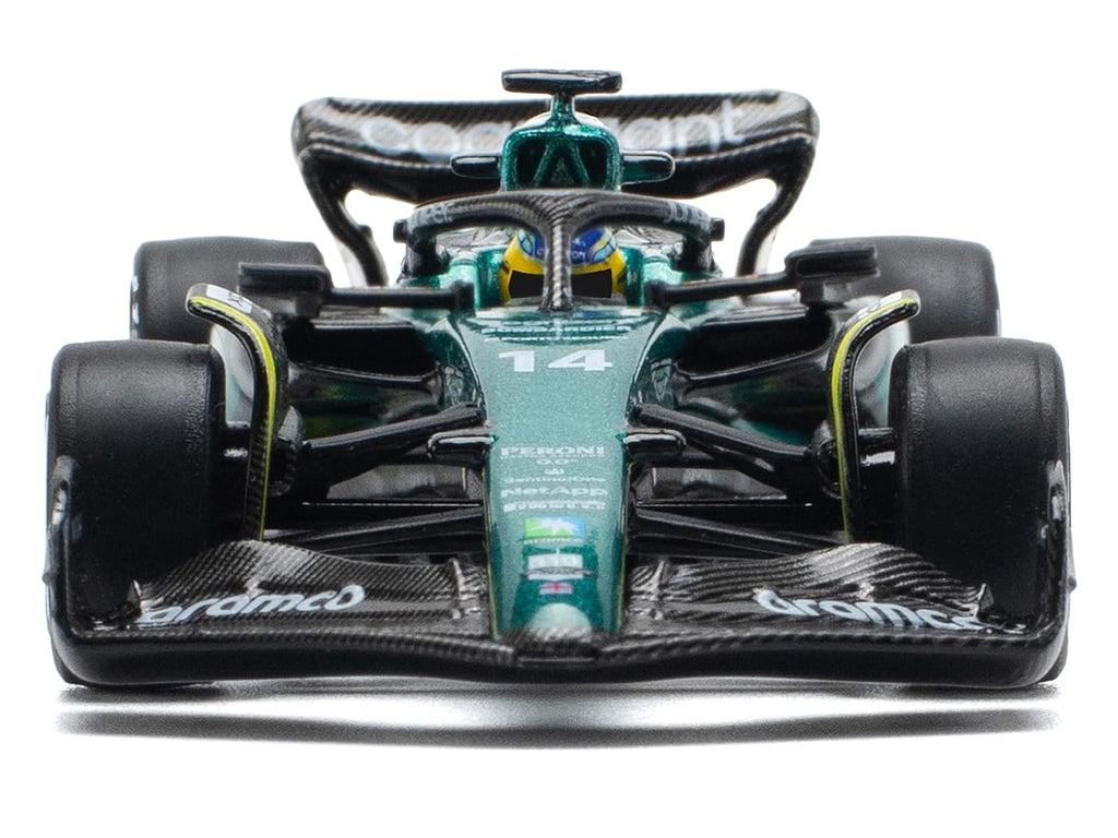 Aston Martin AMR23 #14 Fernando Alonso "Formula One F1 World Championship" (2023) 1/64 Diecast Model Car by Pop Race - image 4