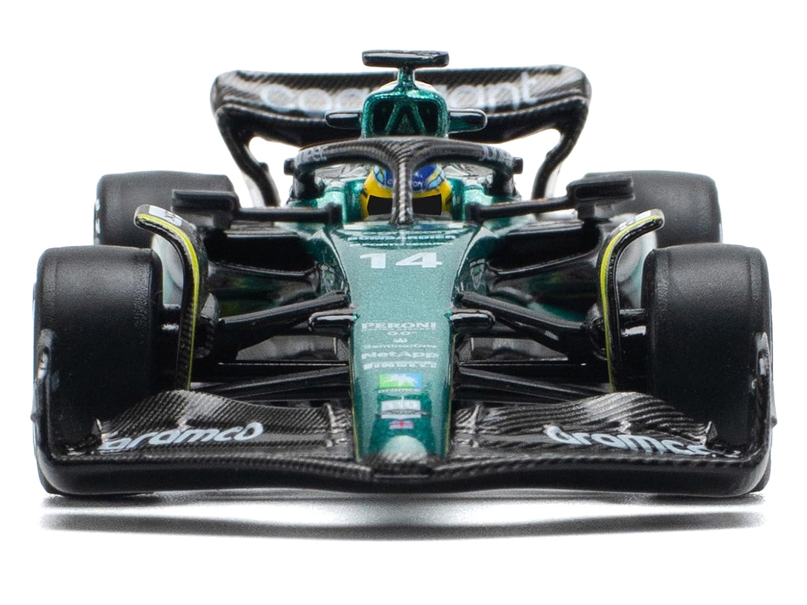 Aston Martin AMR23 #14 Fernando Alonso "Formula One F1 World Championship" (2023) 1/64 Diecast Model Car by Pop Race - image 4