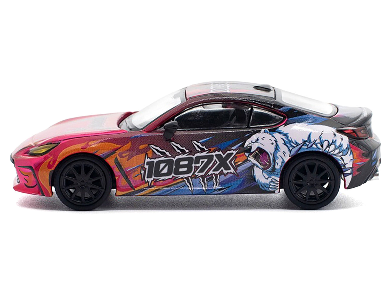 Toyota GR86 #823 1087X "Toyota GR86 Cup" (2025) 1/64 Diecast Model Car by Pop Race - image 3
