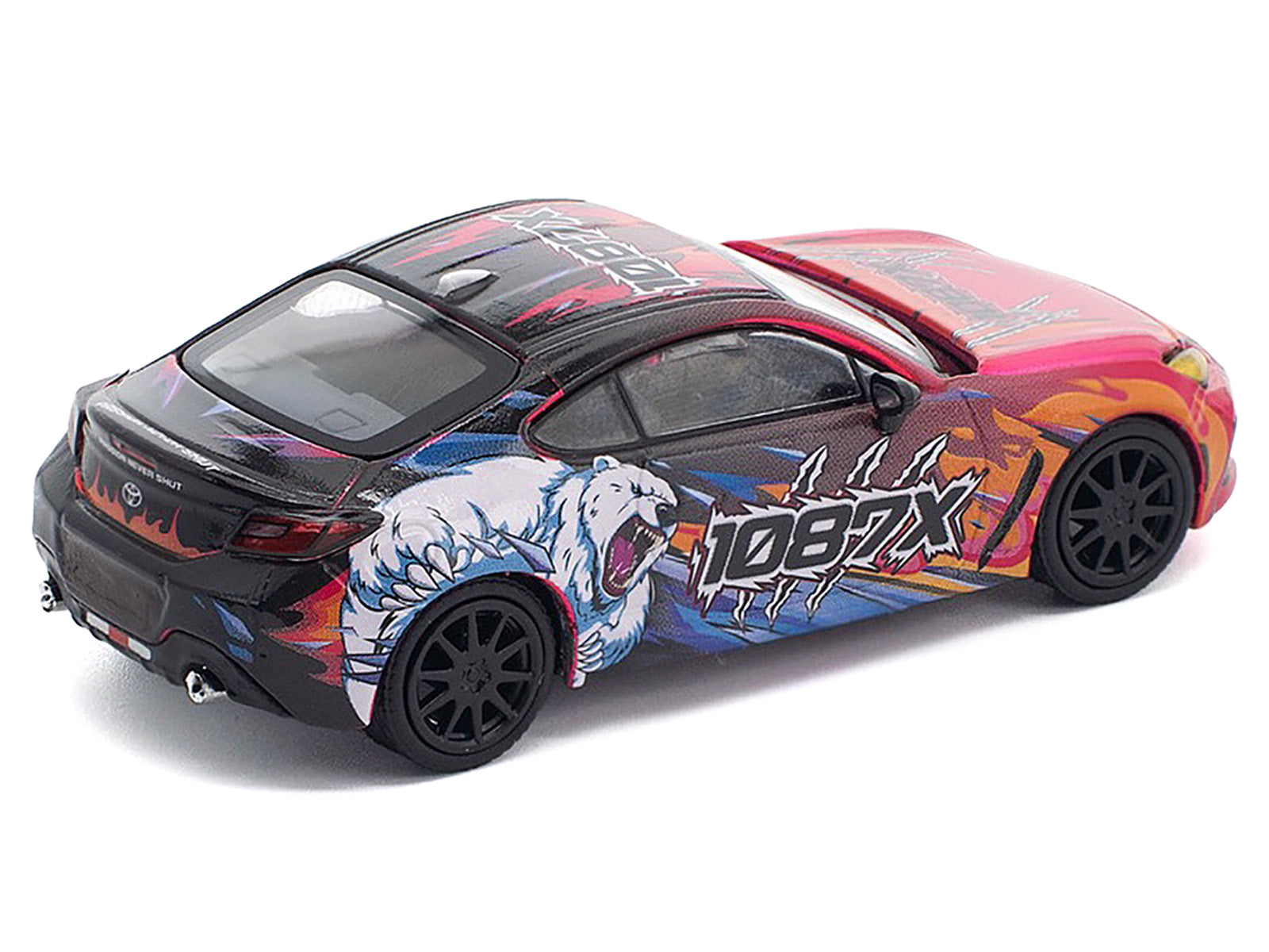 Toyota GR86 #823 1087X "Toyota GR86 Cup" (2025) 1/64 Diecast Model Car by Pop Race - image 4