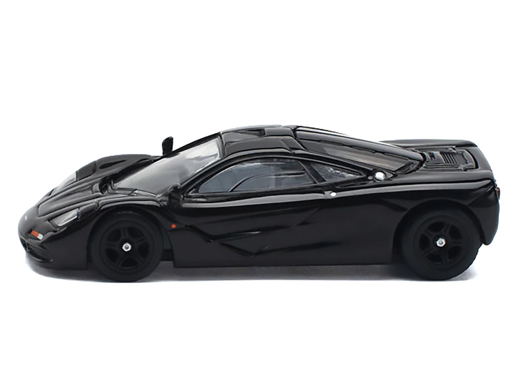 McLaren F1 Jet Black 1/64 Diecast Model Car by Pop Race - image 2